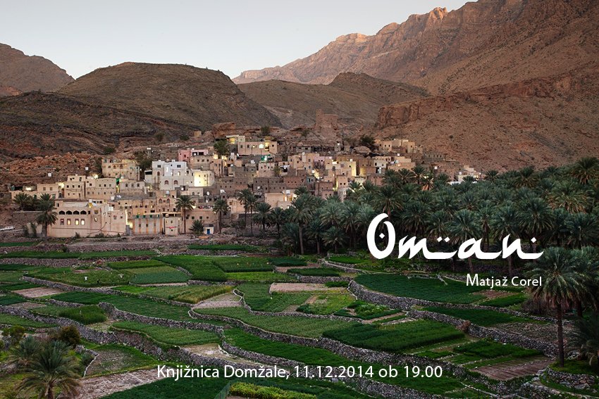 Potopisno predavanje Oman