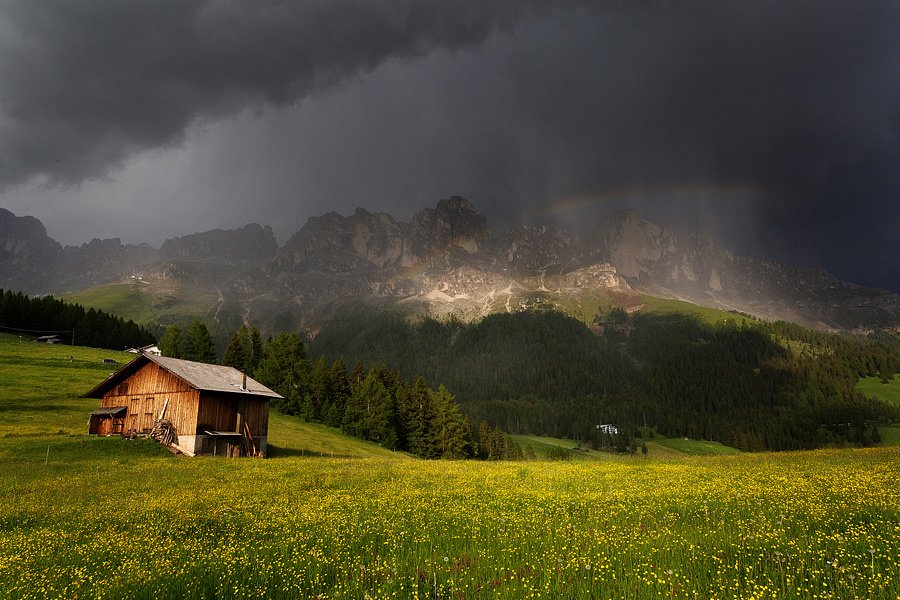 Dolomiti – mavrice, toča in nore nevihte