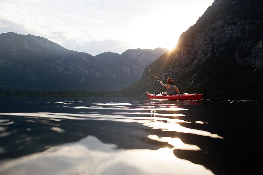 Na hladno pred novim “vročinskim” valom – Bohinj