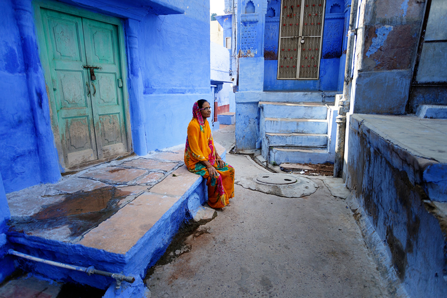 V blodnjaku modrega mesta – Jodhpur, Rajasthan, Indija