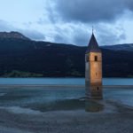 Potopljeni zvonik na Lago di Resia - Italija