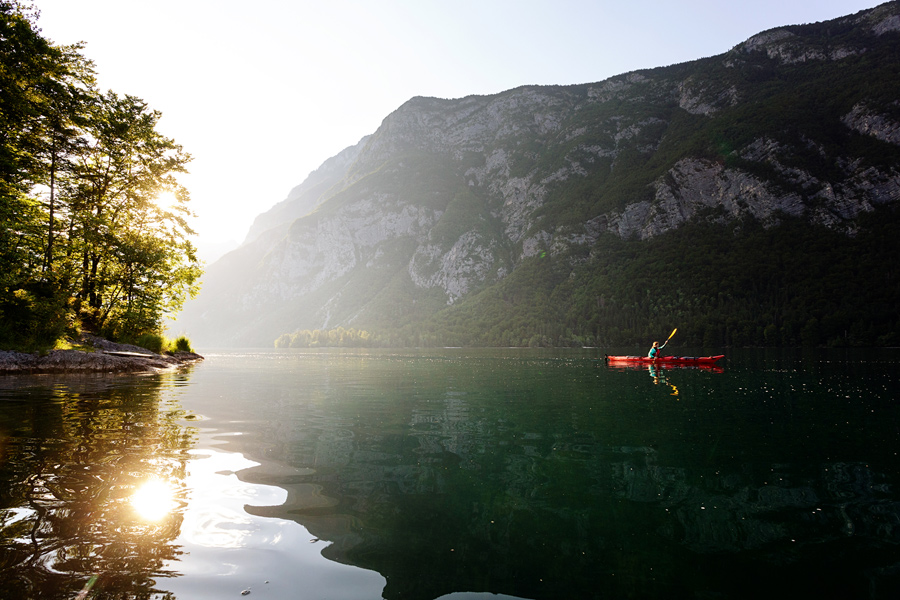 Bohinjsko jezero zmaga