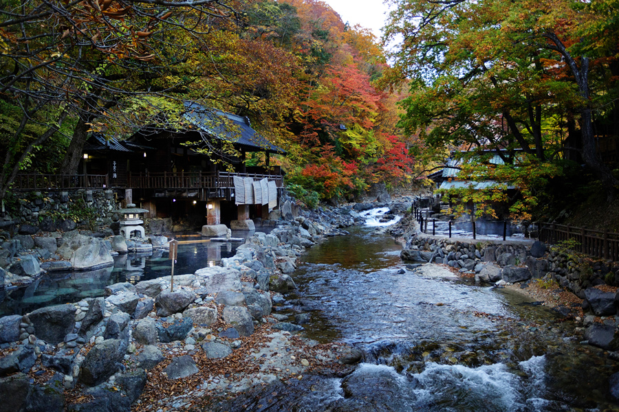 Japonska – zimska jesen in prvi japonski Onsen