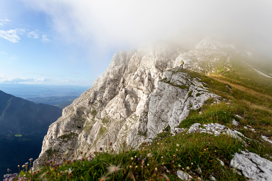 Po romantiko na Kladivo, greben Košute