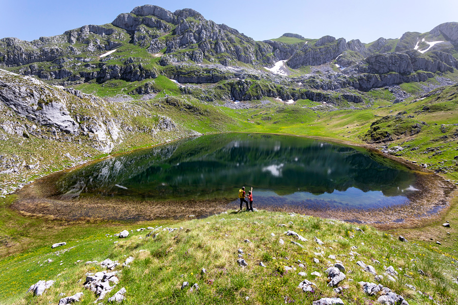 Kapetanovo jezero in Manito jezero, Črna gora