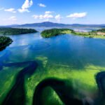 Kolesarski izlet + kopanje = Cerkniško jezero, Slovenija