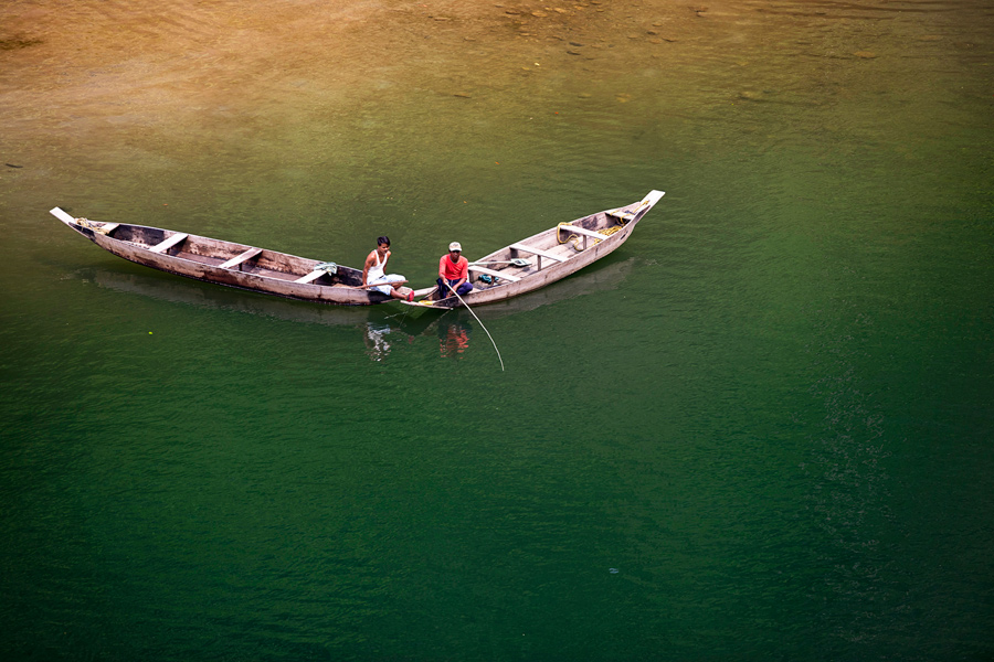 Reka Dawki, treking do Padu in razgledi v Bangladeš, Meghalaya, Indija