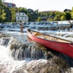 SUP in kanu izlet od Žužemberka do Soteske, Slovenija