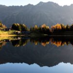 Jesenska idila na jezeru Duisitzkarsee, Avstrija