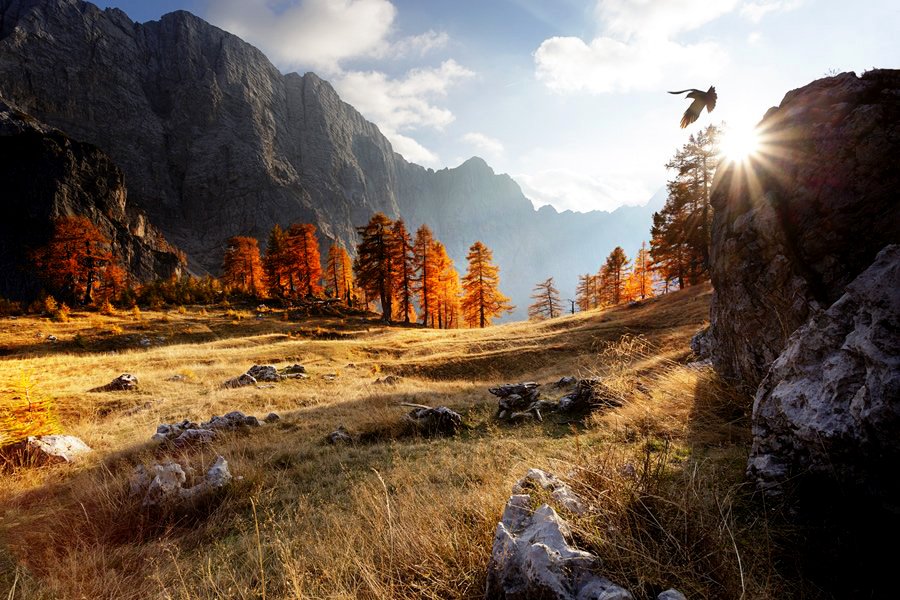 Medtem ko Slemenova špica poka po šivih … Spomini na jesensko idilo od Kjota do Dolomitov